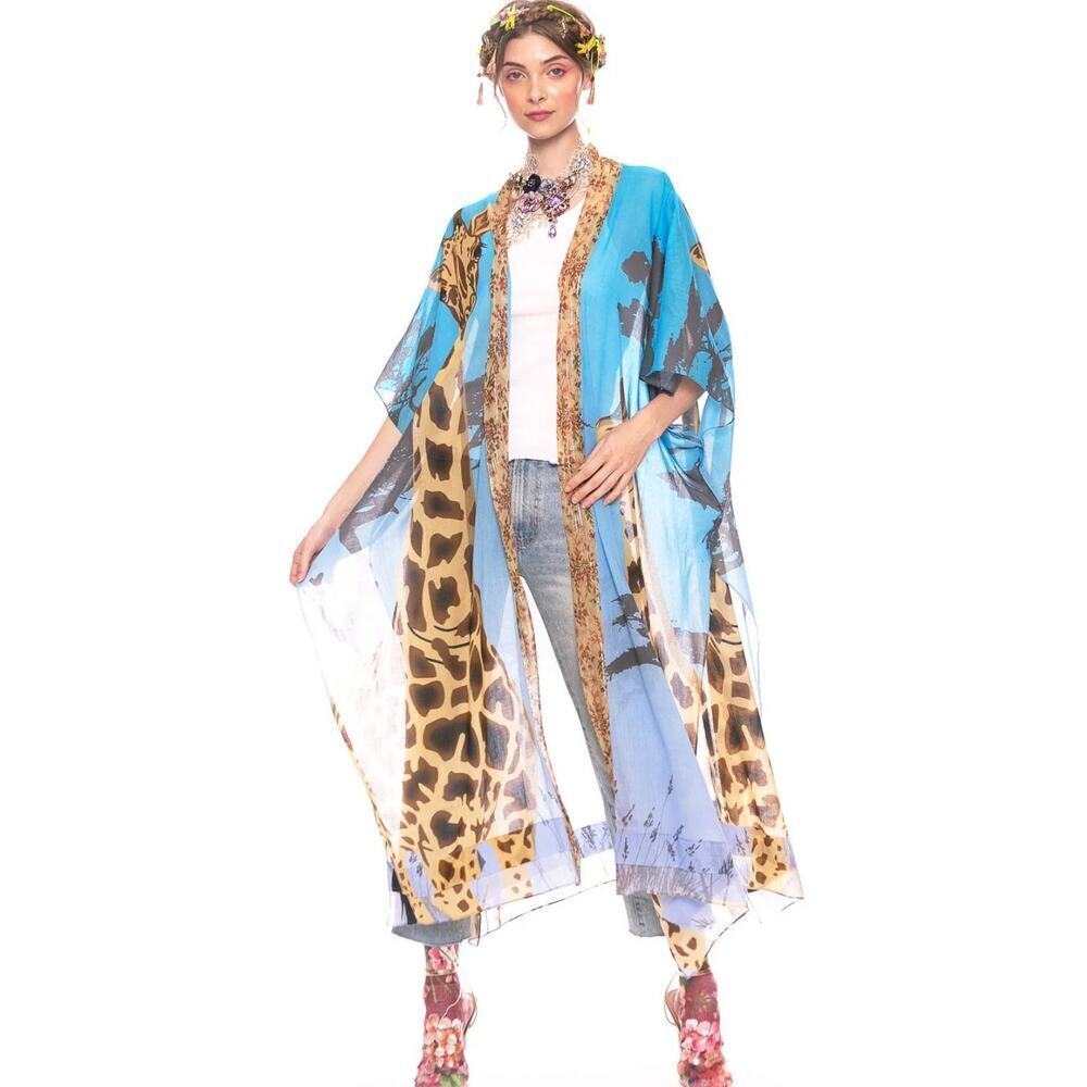 New Aratta One Size SAFARI BABE KIMONO